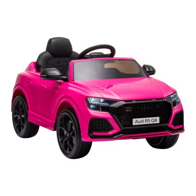 Audi RS Q8 6V Kids Electric Ride On Car Toy w/ Remote USB MP3 Bluetooth Pink