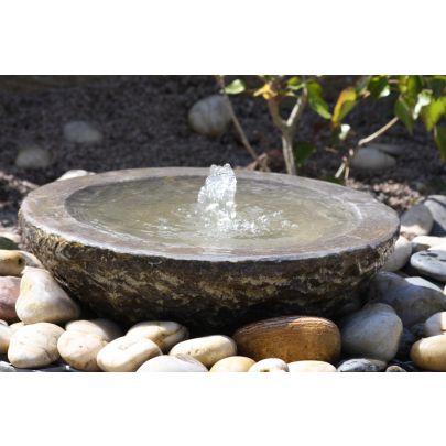 Eastern Black Limestone Babbling Bowl (15x50x50) Water Feature
