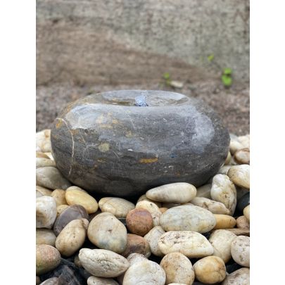 Eastern Black Polished Marble Fountain (30x35x35) Water Feature