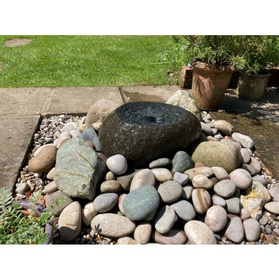 Eastern Natural Babbling Boulder (45x40x40) Solar Water Feature