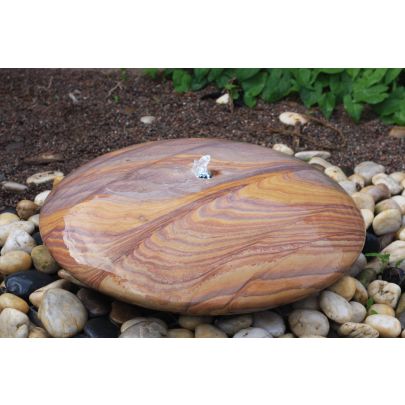 Eastern Ufo Pebble Fountain (20x60x60) Solar Water Feature