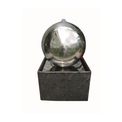 Solar Adelaide Stainless Steel (Granite Effect Base) Water Feature
