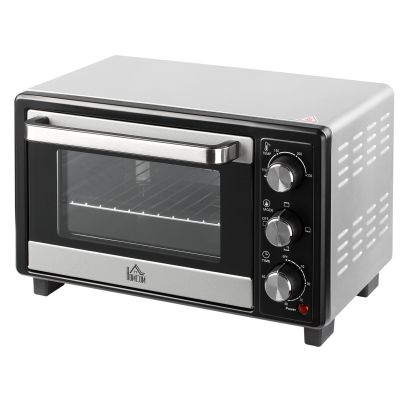 Mini Oven 16L Countertop Electric Grill w/ Adjustable Temperature Timer 1400W