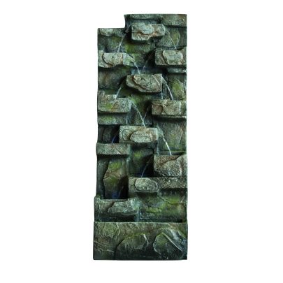 Aqua Creations Large Grey Water Wall Rock Effect Water Feature