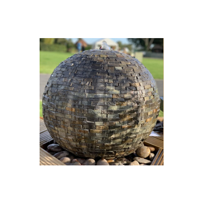 Eastern Tiled Sphere (60x60x60) Solar Water Feature
