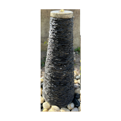 Eastern Slate Cone (90x40x40) Solar Water Feature