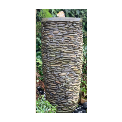 Eastern Pebble Vase (76x45x45) Solar Water Feature