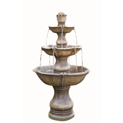 Solar Large 4 Tier Classic Water Feature