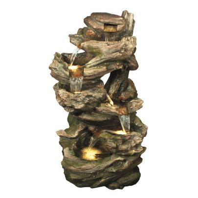 Solar Large 6 Fall Woodland Water Feature