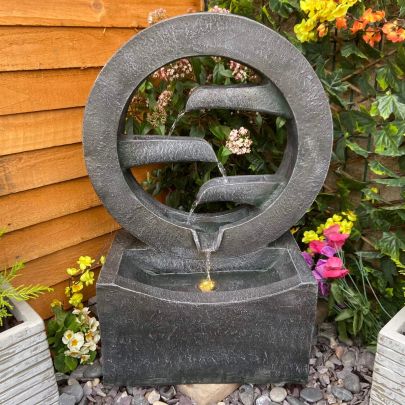 Tranquility Eclipse Contemporary Solar Powered Water Feature