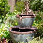 Kelkay Irondale Pours Traditional Solar Water Feature