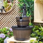 Kelkay Whiskey Bowls Traditional Solar Water Feature