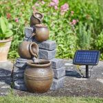 Pot Falls Traditional Hybrid Solar Water Feature