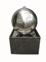 Adelaide Stainless Steel (Granite Effect Base) Water Feature