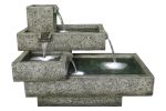 Aqua Creations Oakland Stacked Troughs Contemporary Water Feature