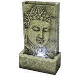 Bermuda Buddha Face Oriental Solar Water Feature