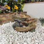 Bubbling Woodland Solar Water Feature