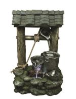3 Bucket Wishing Well Traditional Solar Water Feature