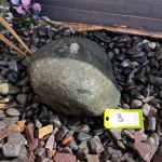 Drilled Natural Bouler B Solar Water Feature