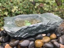 Eastern Green Babbling Fountain (17x35x35) Solar Water Feature