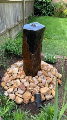 Eastern Basalt Fountain With Polished Top (70x20x20) Water Feature