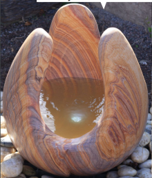 Eastern Babbling Lily Large (60x50x50) Solar Water Feature