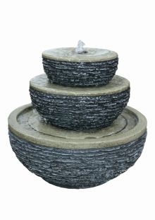 Bexhill Stacked Stone Modern Water Feature