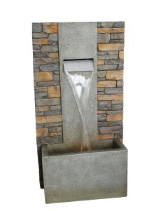 Congleton Brick Effect Wall Traditional Solar Water Feature