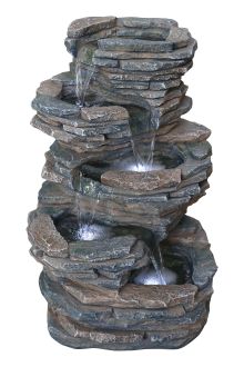 Hereford Slate Falls Rock Effect Water Feature