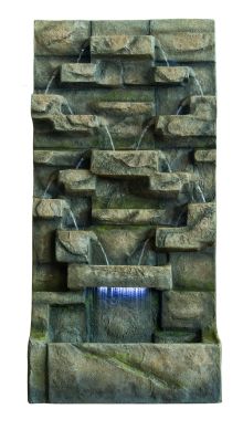 Extra Large Grey Water Wall Rock Effect Water Feature