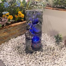 Pouring Jug Wall Traditional Solar Water Feature