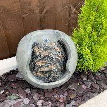 Pebble Urn Modern Water Feature