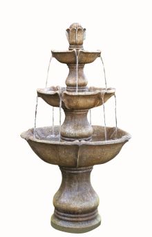 Large 4 Tier Classic Classic Solar Water Feature