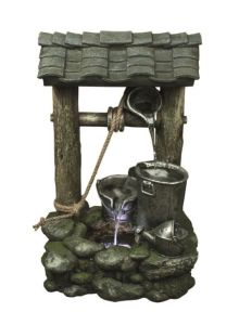 3 Bucket Wishing Well Traditional Water Feature