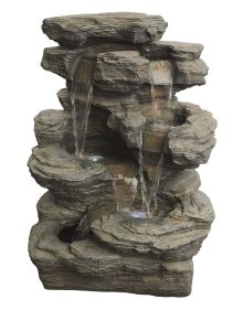 Rock Creek Slate Falls Rock Effect Water Feature